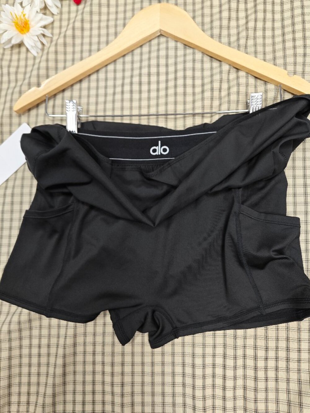 NWT ALO Yoga Match Point Tennis Skirt Black S | Skort 🩰 - Picture 5 of 7